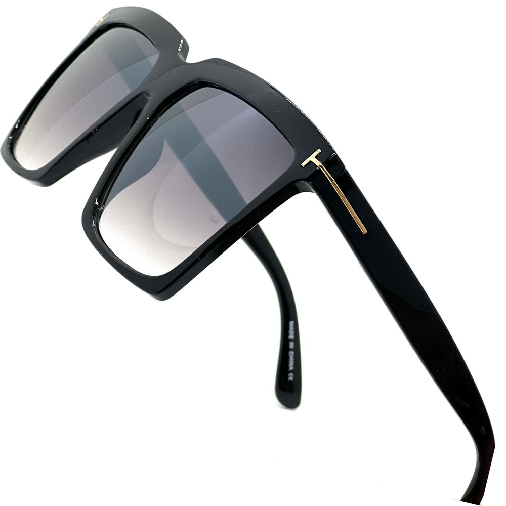 Square Oversized Sunglasses Women‎ Fashion Shades Designer Style Vintage Gafas